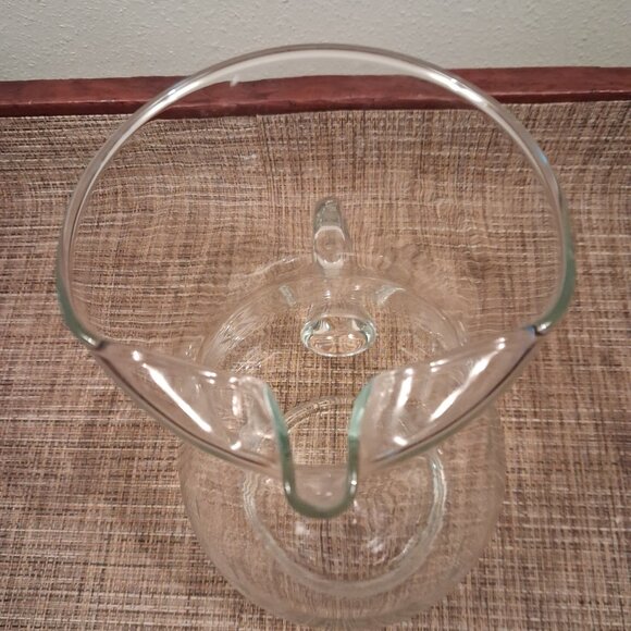 Princess House Heritage Crystal Pitcher 10 in tall, 4 1/2  inches width Etched - Picture 7 of 11
